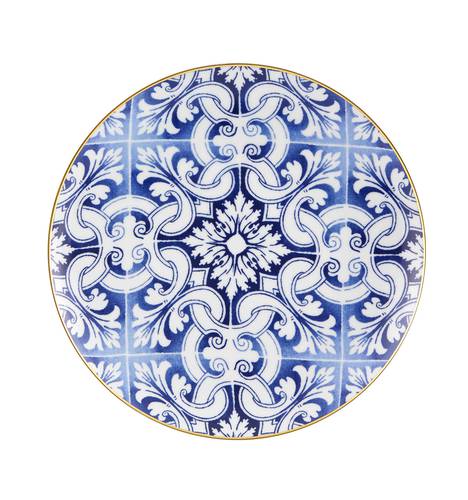 Set of 2 underplates azulejos Transatlantica