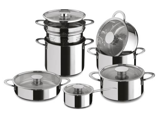 Gourmet-Kochgeschirr - 12-teiliges Set