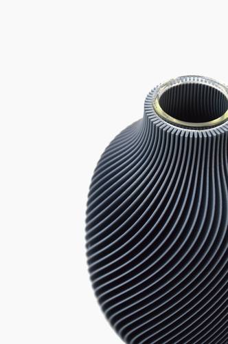 Eolia air freshener in satin-finish graphite