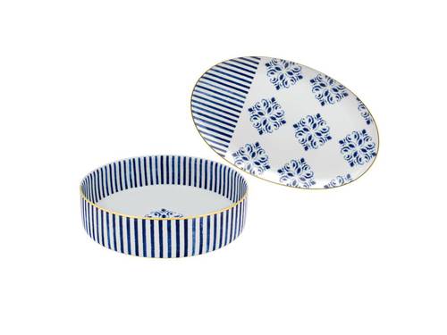 Transatlantic serving platter set